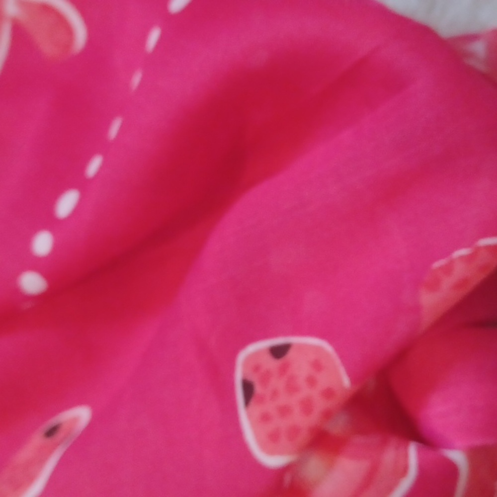 Turtle Print Pink Sarong/Cover-Up - Picture 4 of 4